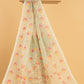 Hand Made Jamdani Saree With Tea Green - 044