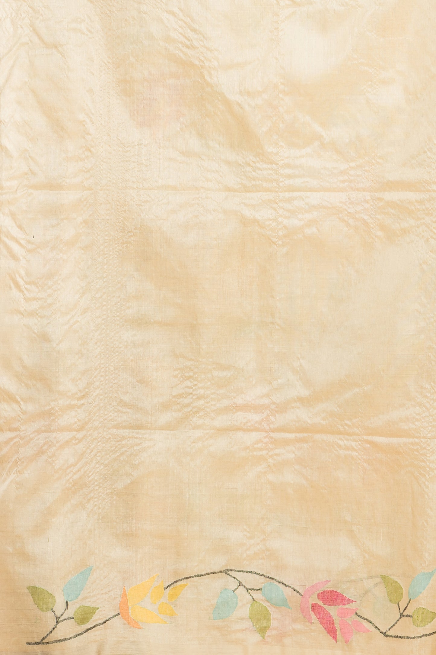 Hand Made Jamdani Saree With Pearl White - 042