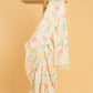 Hand Made Jamdani Saree With Pearl White - 042