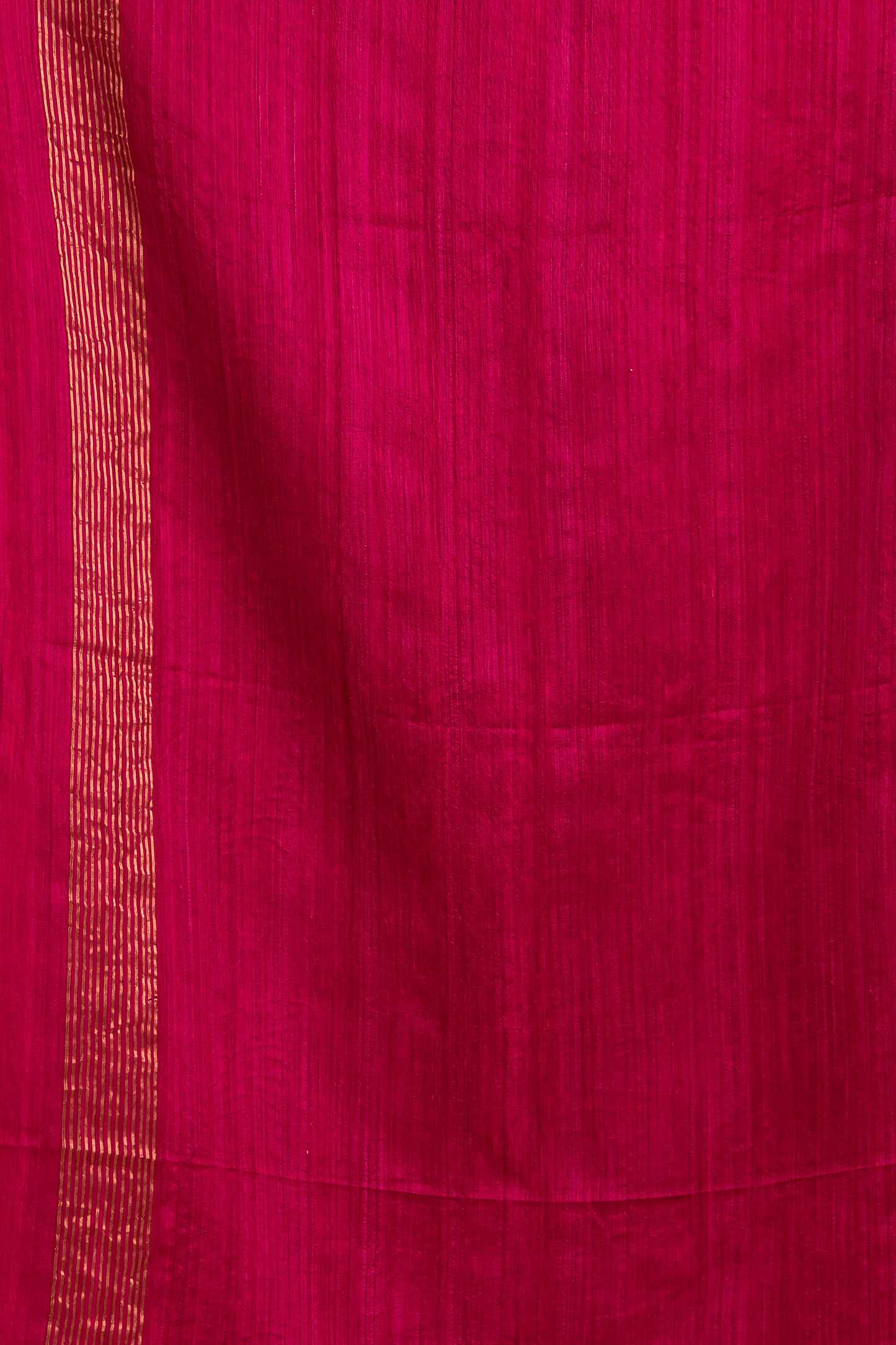 Hand Made Jamdani Saree With Rose Red - 088