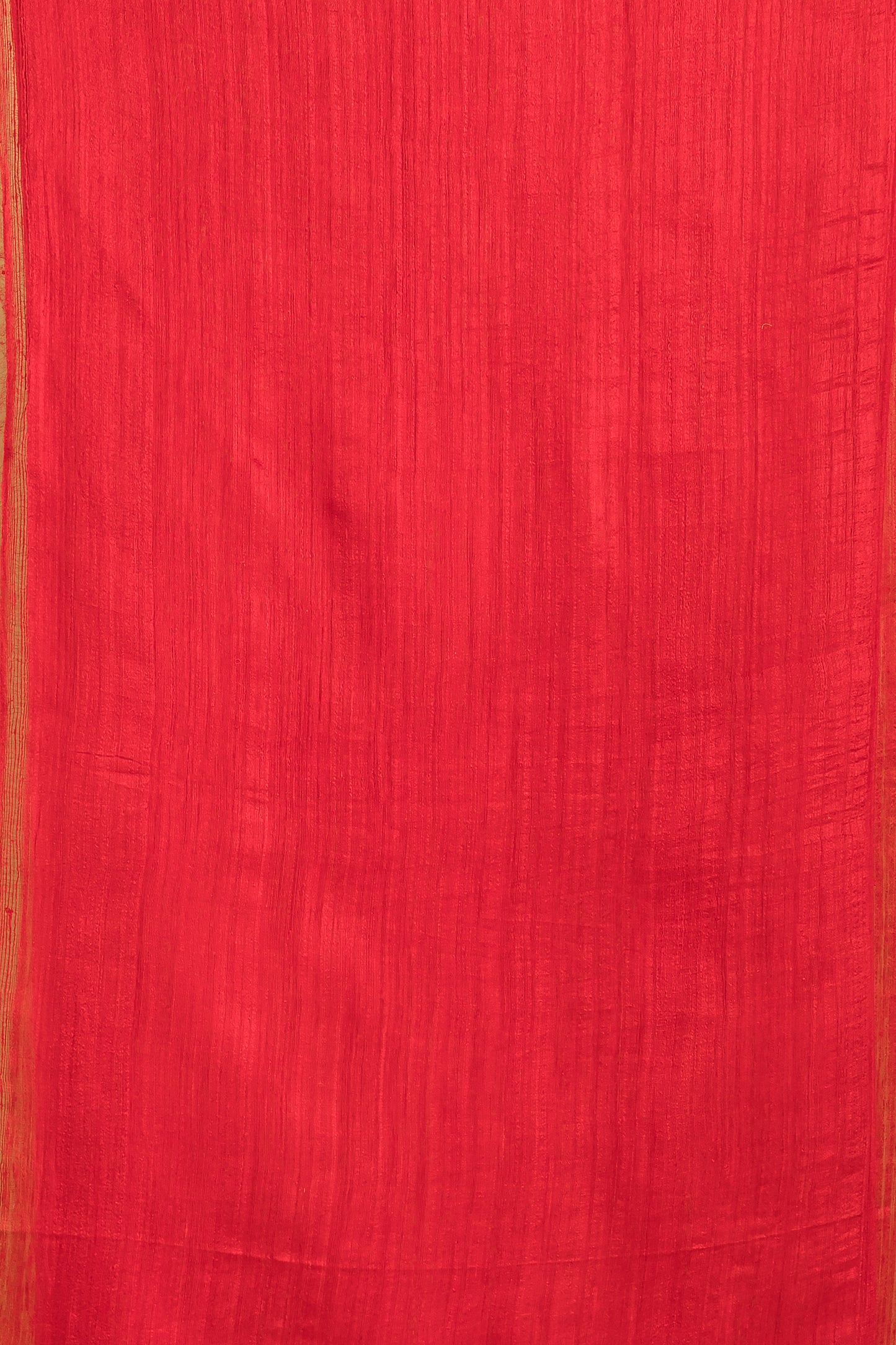 Hand Made Jamdani Saree With Imperial Red - 090