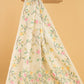 Hand Made Jamdani Saree With Linen White - 039