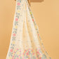 Hand Made Jamdani Saree With Cream White - 038