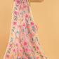 Hand Made Jamdani Saree With Rose Pink - 036