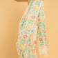 Hand Made Jamdani Saree With Cotton White - 073