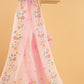 Hand Made Jamdani Saree With Baby Pink - 056
