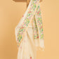 Hand Made Jamdani Saree With Frost White - 054