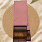 Handwoven Pure Gadwal Silk Saree  | Pink