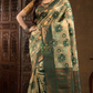 Jade Green Cotton Silk Saree - 018