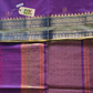 Kanchi Cotton|Dual Tone Purple & Aqua Green/ Blue