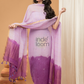 Light Purple color Jamdani 2-Piece Set Kurti & Dupatta (UNSTITCHED) - 153