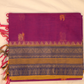 Kanchi Cotton|Magenta & Tan/ Purple