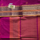 Kanchi Cotton|Magenta & Tan/ Purple