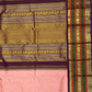 Handwoven Pure Gadwal Silk Saree  | Pink
