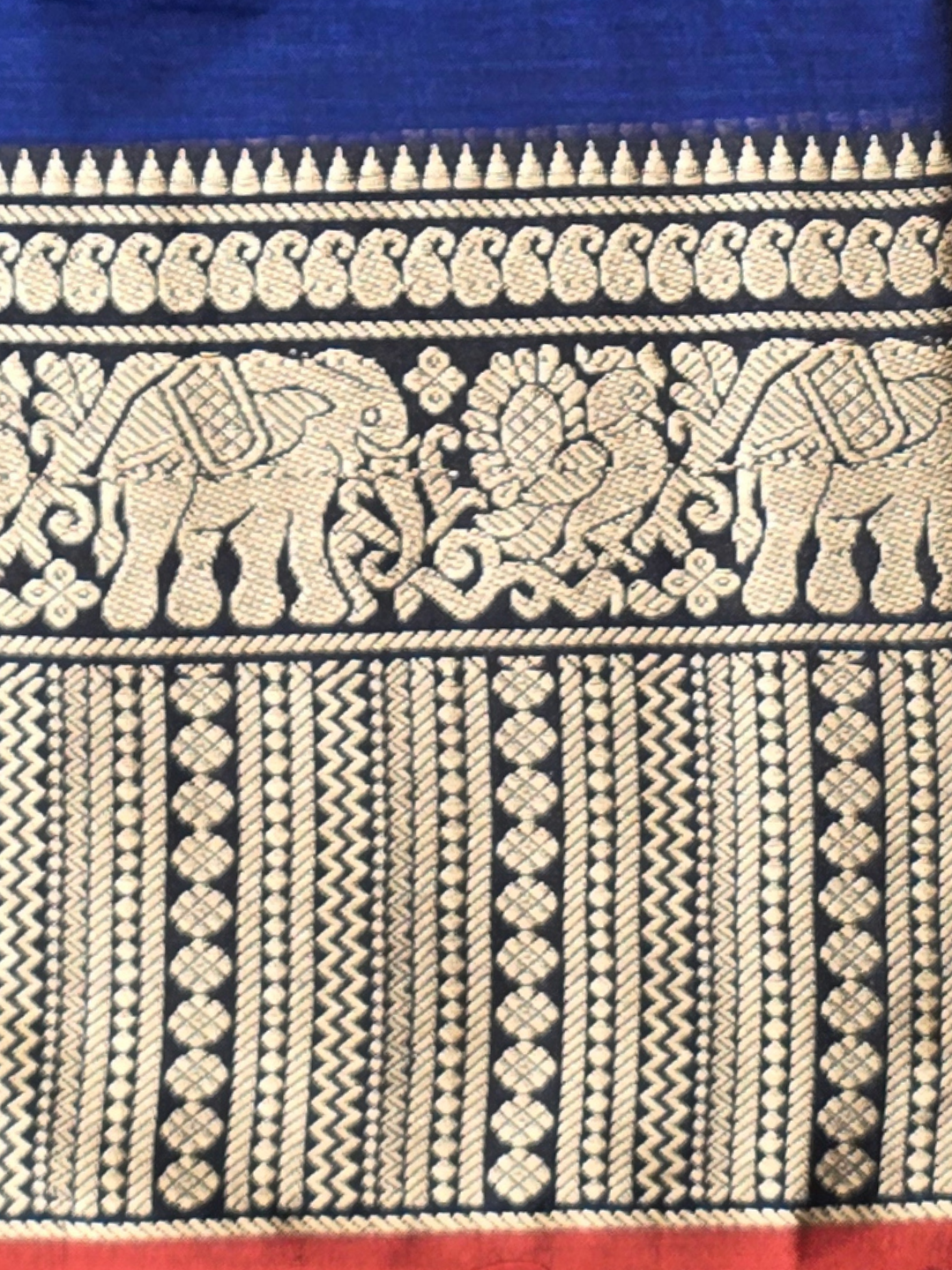 Narayanpet Cotton Saree - Blue