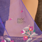 Pure Handloom Muslin Jamdani Dupatta With Plum Purple - 026