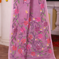 Handloom Jamdani Saree With Rose Pink - 112