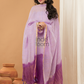 Light Purple color Jamdani 2-Piece Set Kurti & Dupatta (UNSTITCHED) - 153