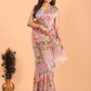 Silk Jamdani Saree With Blush Pink - 147