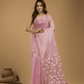 Jamdani Saree With Light Pink - 051 - indeloom