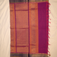Kanchi Cotton|Magenta & Tan/ Purple
