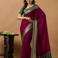 Classic Mysore Semi Silk Saree | Berry Magenta