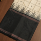 Silk Mark Certified Handloom Kanjivaram Silk Saree  |  Midnight Black