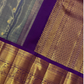 Handwoven Pure Gadwal Silk Saree  | Moss Green