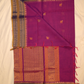 Kanchi Cotton|Magenta & Tan/ Purple