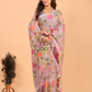 Silk Jamdani Saree With Blush Pink - 147