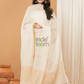 Handloom Jamdani Unstitched 2-Piece Kurti  |  Pearl White