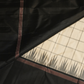 Silk Mark Certified Handloom Kanjivaram Silk Saree  |  Midnight Black