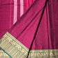 Narayanpet Cotton Saree - Magenta