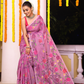 Handloom Jamdani Saree With Rose Pink - 112