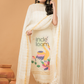 Handloom Jamdani Unstitched 2-Piece Kurti  |  Pearl White