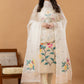 Handwoven Jamdani Muslin Unstitched 2-piece Kurti | White | All-over Jamdani weaves with Floral border