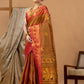 Traditional Chettinad Cotton Saree | Copper Brown
