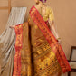 Traditional Chettinad Cotton Saree | Copper Brown