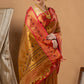 Traditional Chettinad Cotton Saree | Copper Brown