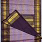 Handwoven Pure Gadwal Silk Saree  |  Slate Grey