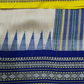 Handwoven Pure Vidarbha Tussar Silk Saree  |  Yellow And Blue