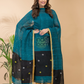 Mint Green Linen X Linen 2-Piece Set Kurti & Dupatta (UNSTITCHED) - 071