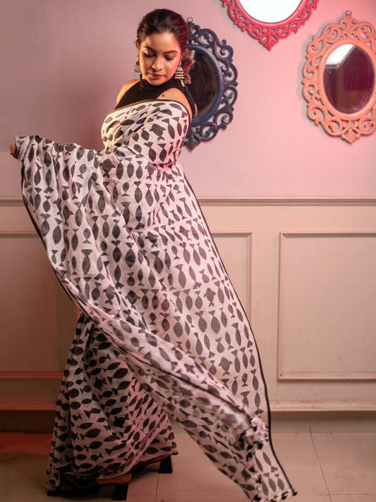 Off Black  Handloom cotton-066