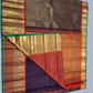 Pure Handwoven Gadwal Silk Saree in Plum Purpule - 007