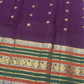Handwoven Pure Gadwal Silk Saree  |  Terracotta Red