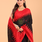 Linen Checks Saree With Rich Black - 134