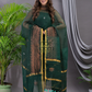 Pine Green Linen X Linen 2-Piece Set Kurti & Dupatta (UNSTITCHED) - 102