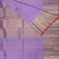 Handwoven Pure Gadwal Silk Saree  |  Lavender