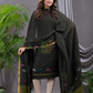 Army Green Linen X Linen 2-Piece Set Kurti & Dupatta (UNSTITCHED) - 117