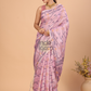Tissue Jamdani Saree With Baby Pink - 124